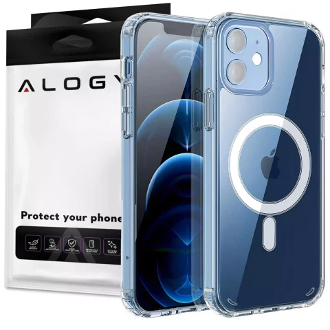 Alogy Ultra Slim Mag Case for iPhone 12/Pro Qi Chargers Transparent