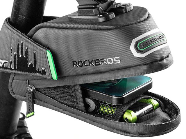 Vodotěsný kryt sedla na kolo pro nářadí RockBros C27-1 Black