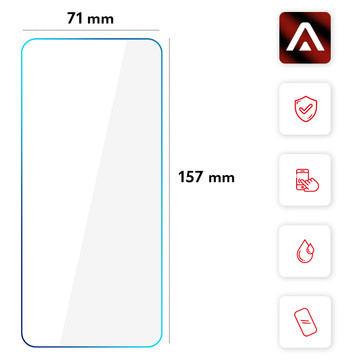 9H gehärtetes Glas Alogy Displayschutz PRO für Xiaomi Poco X5/ Pro/ Redmi Note 12/ Pro/ Pro Plus 5G