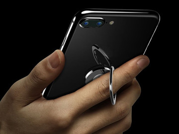 Baseus ring uchwyt na telefon metalowy Desktop Bracket czarny