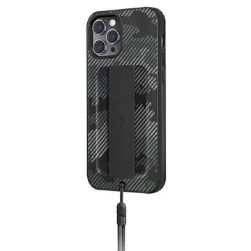 UNIQ Heldro Hülle für iPhone 12 Pro Max 6.7" Black Camo/Charcoal Camo Antimikrobiell
