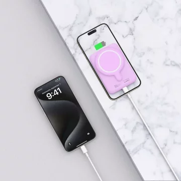 Powerbank magnetic PB10 Lifemag Magsafe Power Bank 5000mah Lilac