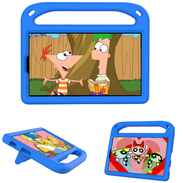 Etui stojak Alogy Stand Case dla dzieci do Samsung Galaxy Tab A7 Lite 8.7 T220/ T225 Niebieskie