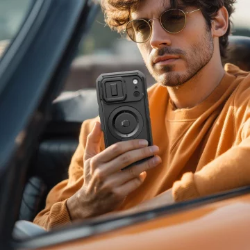 Etui Ochronne do iPhone 17 Pro Max Tech-Protect Kevlar MagSafe Black