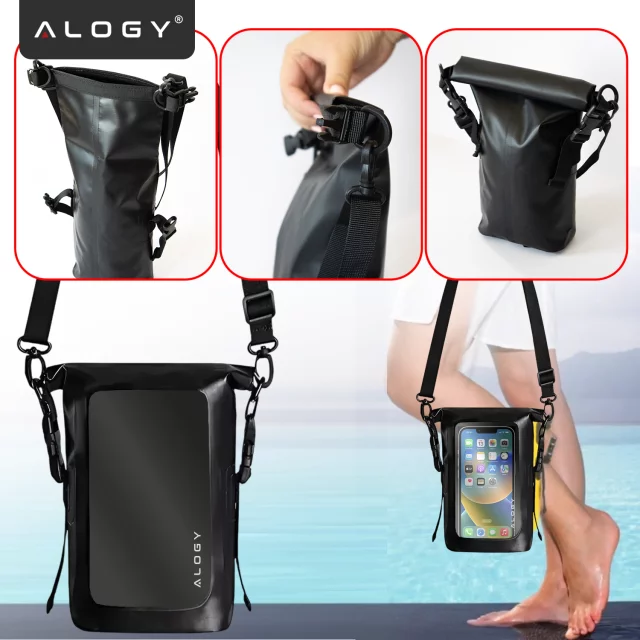 Bag Waterproof Case for Phone Large Bag Case Waterproof Alogy Waterproof Black