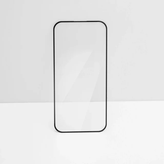 Panzerglas für iPhone 15 Plus Forcell Ultra Clear Glass schwarz 9H