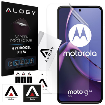 Hydrogelová fólie pro ochranu displeje telefonu Motorola Moto G84 5G Alogická hydrogelová fólie