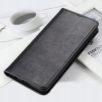 Schützende Flip-Leder-Brieftasche Alogy Wallet Case Handyhülle für Samsung Galaxy A54 5G Schwarz