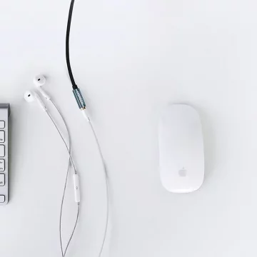 UGREEN cable to AUX mini jack extension adapter 3.5 mm 1.5 m blue (AV118)