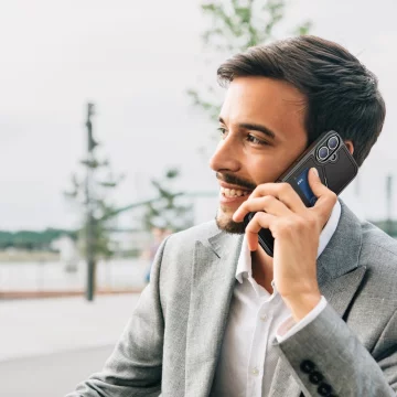 Etui do iPhone 16 Dux Ducis Rafi II Mag MagSafe RFID Podstawka Czarne