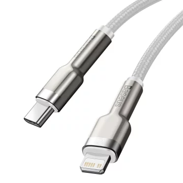 USB-C-zu-Lightning-Kabel Baseus Cafule, PD, 20 W, 2 m (weiß)