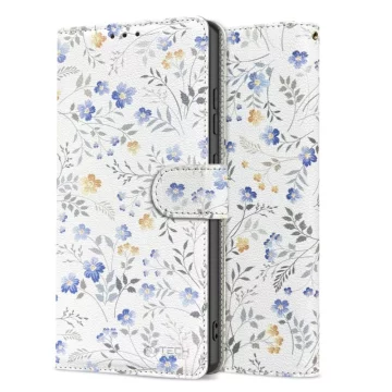 Pouzdro na iPhone 16e Tech-Protect Wallet Spring Flowers