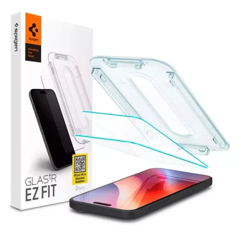 Szkło Hartowane Spigen Glas.Tr ”Ez Fit” 2-Pack do iPhone 16 Pro Max