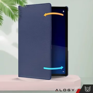 Pouzdro 360 ​​pro Lenovo Tab M11 10,95" TB330FU / TB330XU / TB331FC otočný kryt na tablet Flip Cover Pouzdro Alogy Navy Blue