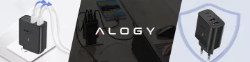 HUB splitter Alogy Adaptér pro počítačový notebook s USB-C na 3x USB-A 2.0 1x USB-A 3.0 šedý