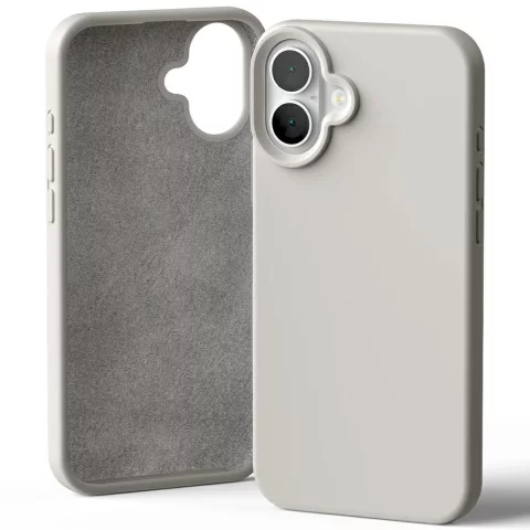 Silikonový obal Mercury pro iPhone 16 Plus 6,7" Stone