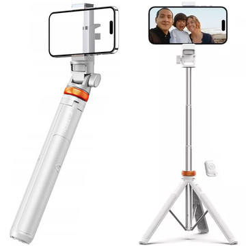 Selfie Stick L03S Bluetooth stativ Tripod White