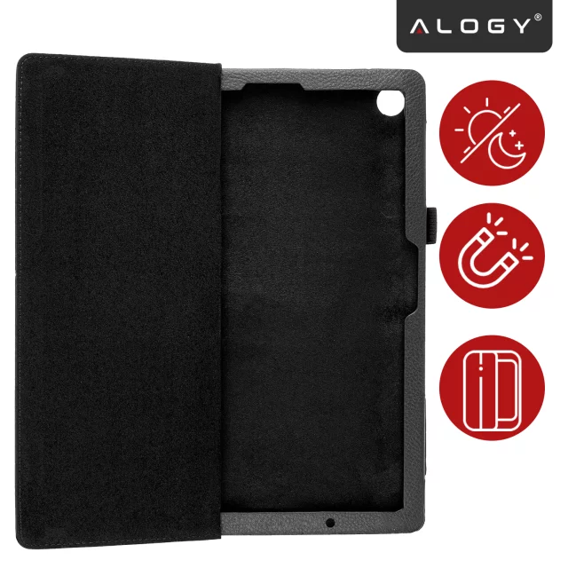 Hülle für Lenovo Tab M11 10,95" TB330FU/TB330XU/TB331FC Stand Cover Tablet Flip Cover Case Alogy Schwarz