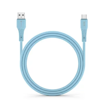 Kabel USB-A – USB-C 66W Forcell F-Energy Silicone 1 m C342 niebieski
