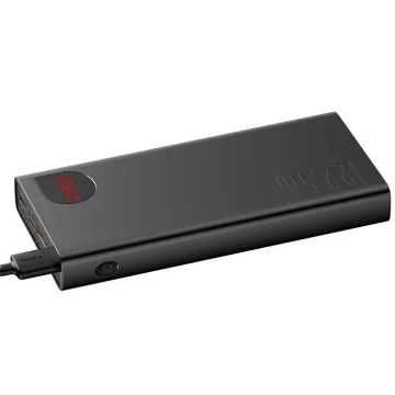 Baseus Adaman Metal Powerbank, 20000mAh, 22,5W (schwarz)