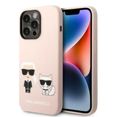 Etui Karl Lagerfeld KLHMP14XSSKCI für iPhone 14 Pro Max 6,7" HardcaseSilikon Karl