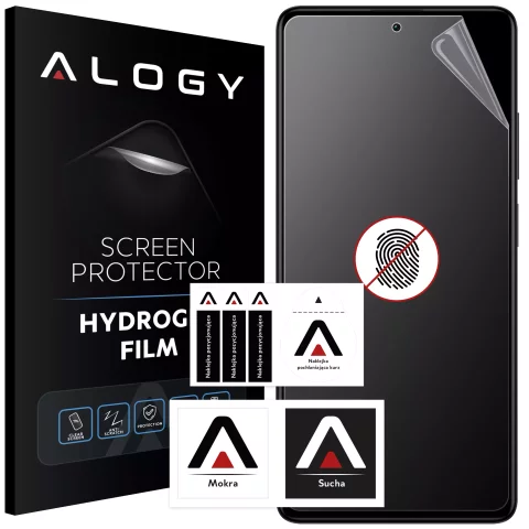 "MATTE" foil for Xiaomi Redmi Note 12 PRO / Poco X5 Pro 5G Hydrogel Alogy HydroSkin Matte Pro™ for the screen for the "FREE FINGERPRINT" case