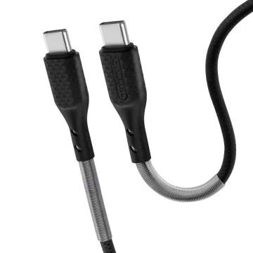 Kabel USB-C 240W Forcell F-Energy QC4.0 PD Carbon 1 m czarny