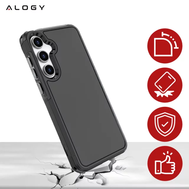 Schutzhülle für Samsung Galaxy A56 / A36 5G 2025 Alogy HeavyDuty™️ Hülle Schwarz