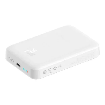 Powerbank Baseus Magnetic Mini 10000mAh 20W (biały)