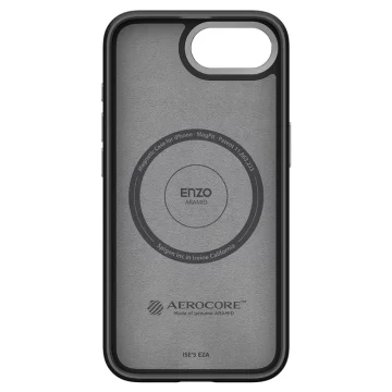 Etui do iPhone 16e Spigen Enzo Aramid Mag MagSafe Matte Black