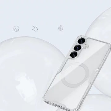 Case for Samsung Galaxy S25 Nillkin Nature TPU MagSafe White