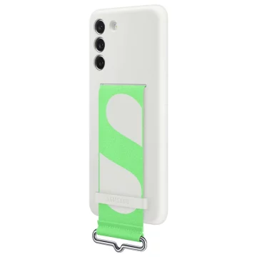 Samsung řemínek silikonový kryt pouzdro kryt pro samsung galaxy s21 fe bílý (ef-gg990twe)