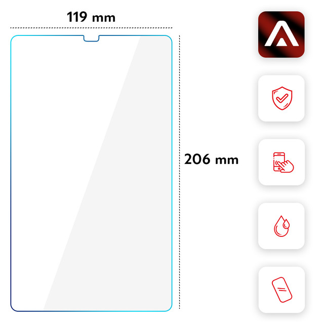 Gehärtetes Glas 9H Alogy Displayschutz für Realme Pad Mini 8.7 "