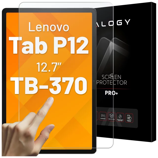 Tvrzené sklo pro Lenovo Tab P12 12.7 TB-370 ochranné sklo Alogy Screen Protector tvrzené sklo 9H