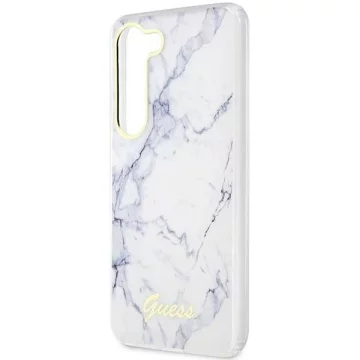 Etui Guess GUHCS23SPCUMAH do Samsung Galaxy S23 S911 biały/white hardcase Marble