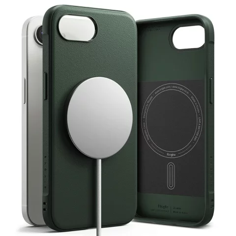 Etui Ringke Onyx Magnetic MagSafe do iPhone 16e Dark Green
