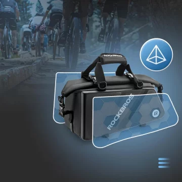 Rockbros 30140090001 Fahrradtasche für Kofferraum 11,6l – Schwarz
