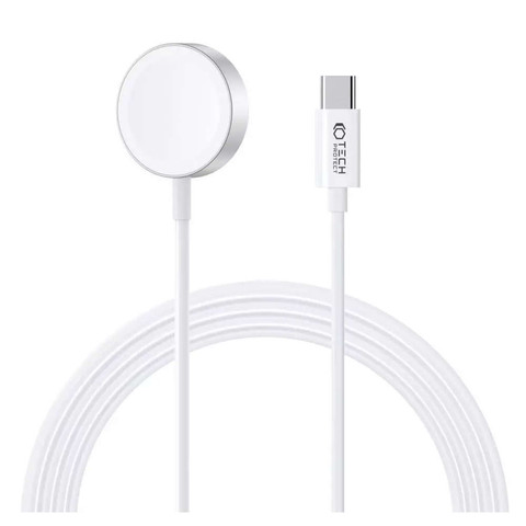 Inductive Charger Cable 120cm UltraBoost Magnetic Charging Cable for Apple Watch White