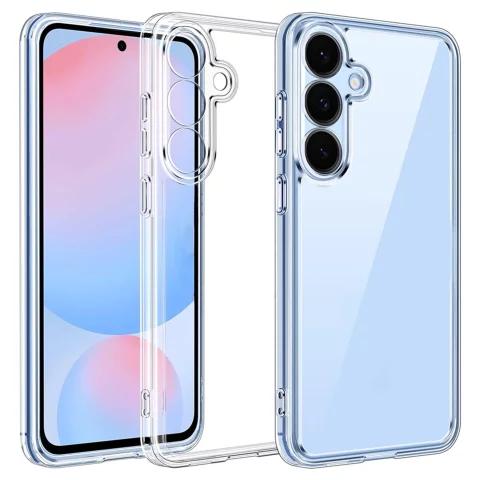 Etui Przezroczyste do Samsung Galaxy S25, Podwyższone Krawędzie, Idealne Dopasowanie, PC + TPU, Alogy HybridShield™ Case