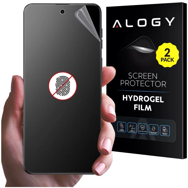 2x „MATTE“ Folie für Motorola Moto G54 / G54 Power 5G Hydrogel Alogy HydroSkin Matte Pro™ Display für „FINGERPRINT FREE“ Hülle