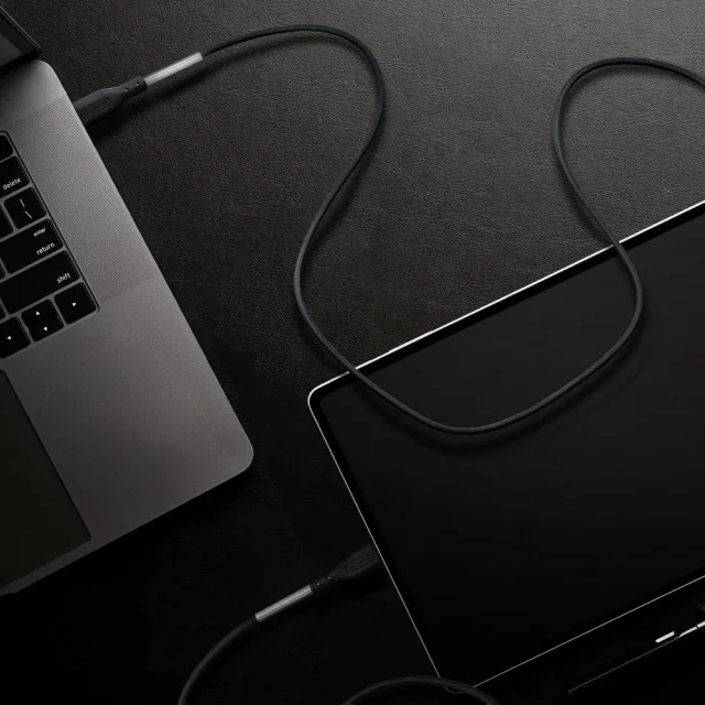 Kabel USB-C – USB-C 100W Forcell F-Energy Carbon 1 m CB-04C czarny