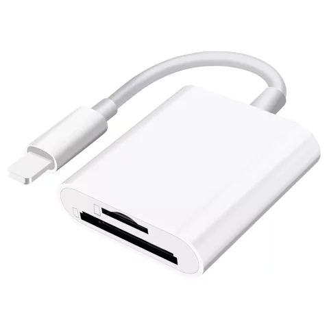 Alogy SD Micro Card Reader for iPhone iPad Lightning Adapter