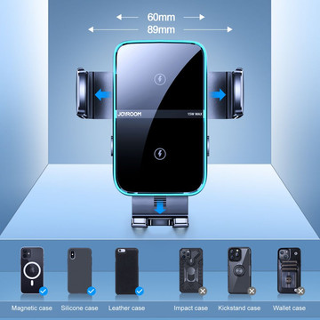 Joyroom JR-ZS246 cockpit car holder with Wireless 15W Black charger