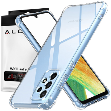 Etui pancerne ShockProof Alogy Case do Samsung Galaxy A73 / A73 5G Clear + Szkło