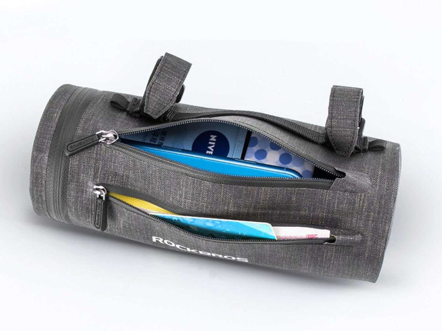 Wasserdichte Koffertasche RockBros AS-051 Fahrradlenkertasche Grau