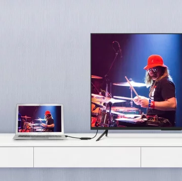 UGREEN adapter cable cable from DisplayPort (male) to HDMI (female) (unidirectional) 1080P 60Hz 12bit black (40362)