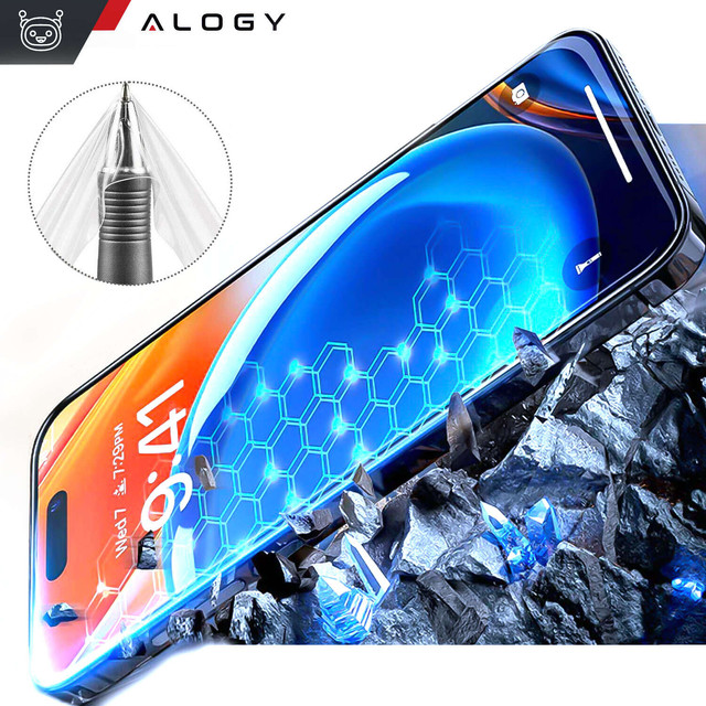 Hydrogel Film for Apple iPhone X XR 11 12 13 14 15 PRO MAX MINI PLUS Phone Screen Protector Alogy Hydrogel Film