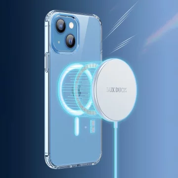 Dux Ducis Clin magnetické pouzdro pro iPhone 14 Plus kompatibilní s MagSafe transparentní