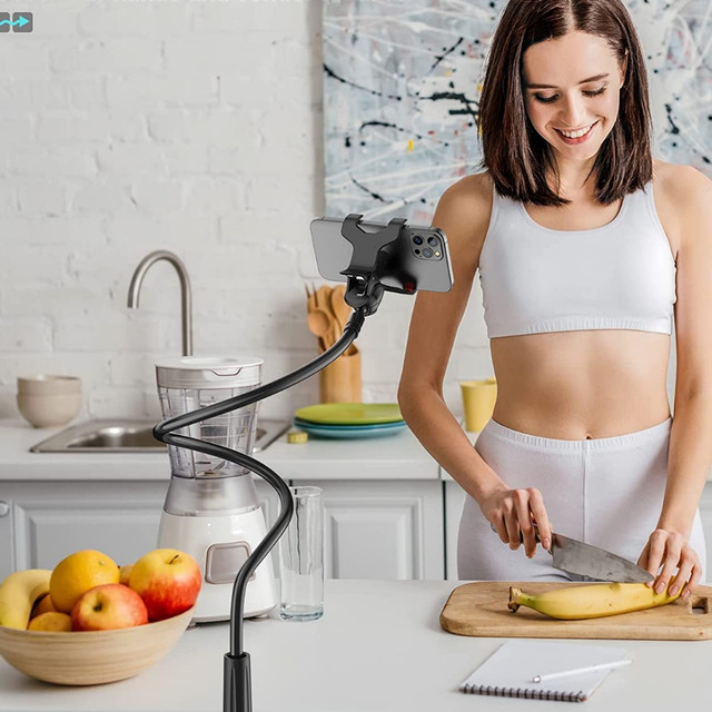 Alogy Flex Holder s Desktop Clip Flexibilní stativ Univerzální držák telefonu / Black