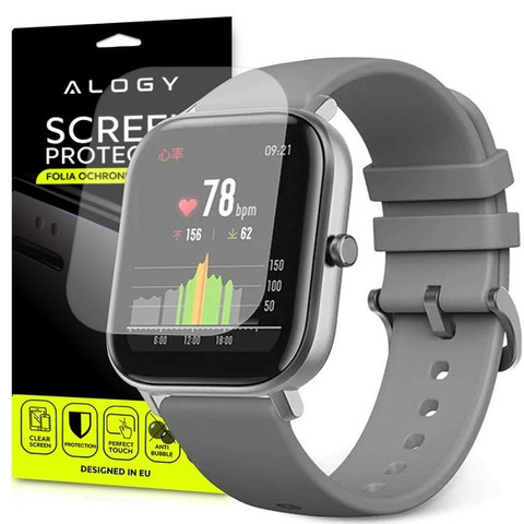 5x Alogy ochrana displeje pro chytré hodinky pro AmazFit GTS